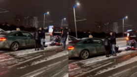Video 18+ // „I-a rupt picioarele”. O tânără a fost strivită între 2 mașini, pe Viaduct
